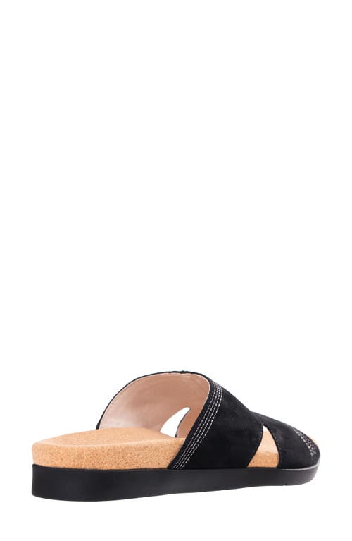 Revitalign Palmetto Slide Sandal In Black