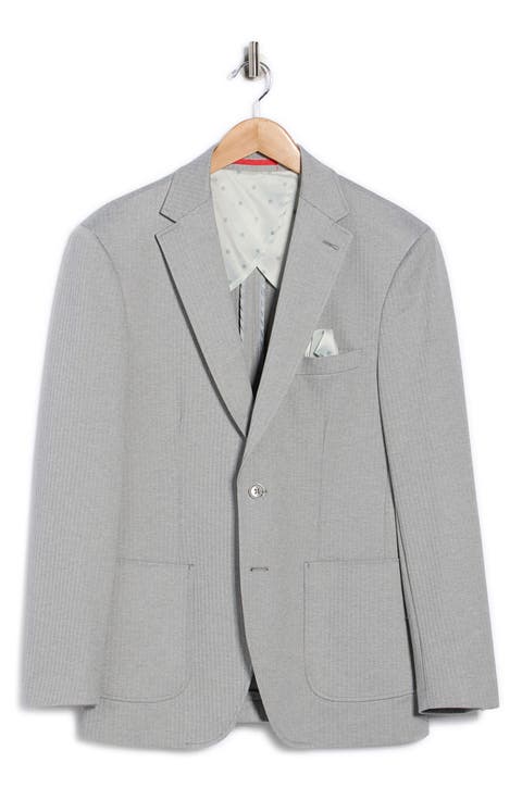 Herringbone Knit Sport Coat (Short, Regular & Long)
