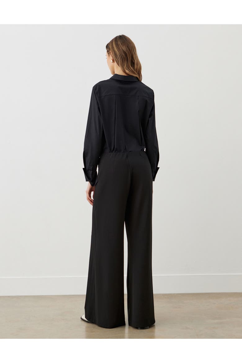 Matilda Ponte Jersey Trouser, Alternate, color, Black