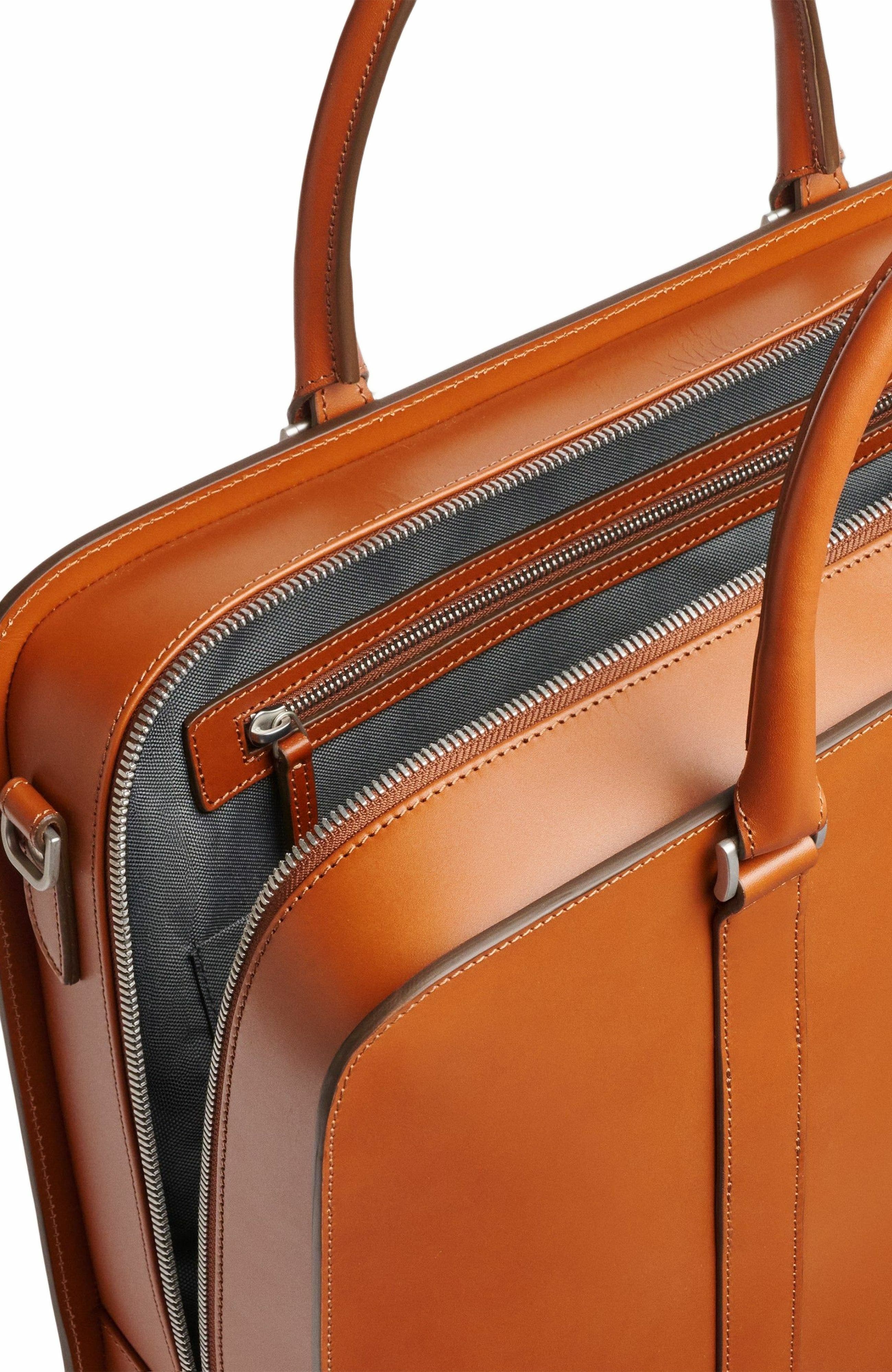 Palissy Overnight Briefcase, Alternate, color, Cognac