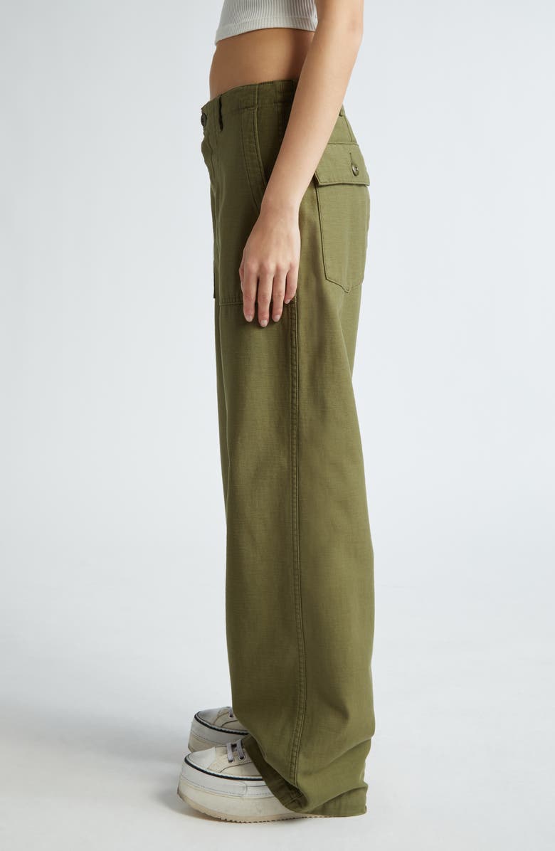 R13 Wide Leg Utility Pants, Alternate, color, Olive
