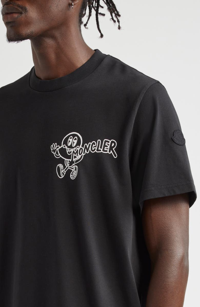 Moncler Cotton Graphic T-Shirt, Alternate, color, 