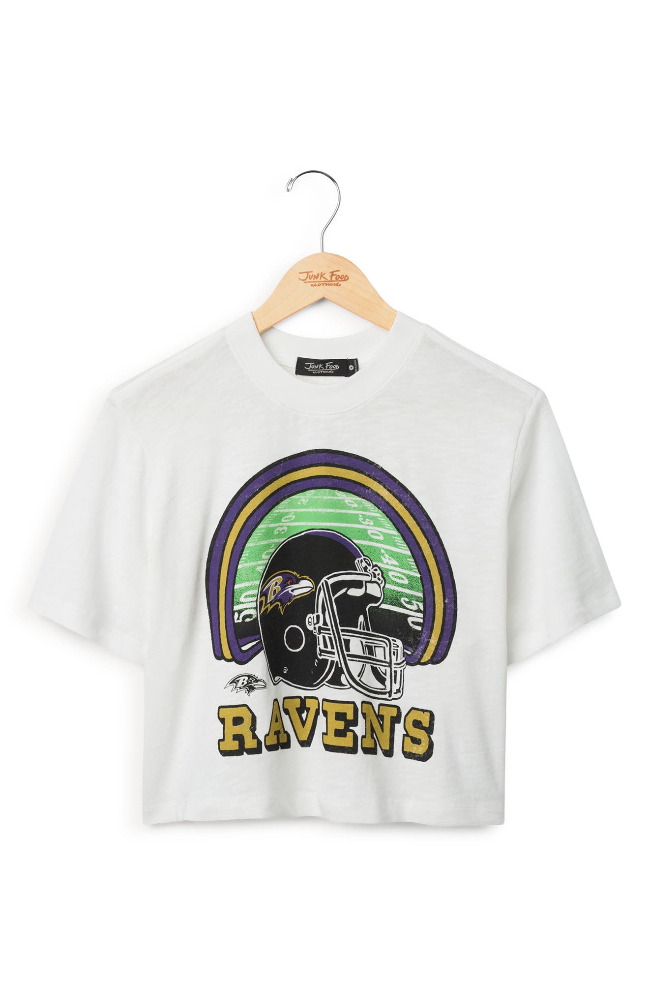 Baltimore Ravens Cropped Graphic T-Shirt