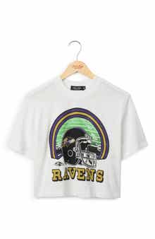 Baltimore Ravens Cropped Graphic T-Shirt