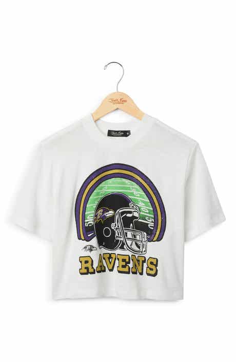 Baltimore Ravens Cropped Graphic T-Shirt