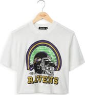 Junk Food Baltimore Ravens Cropped Graphic T-Shirt