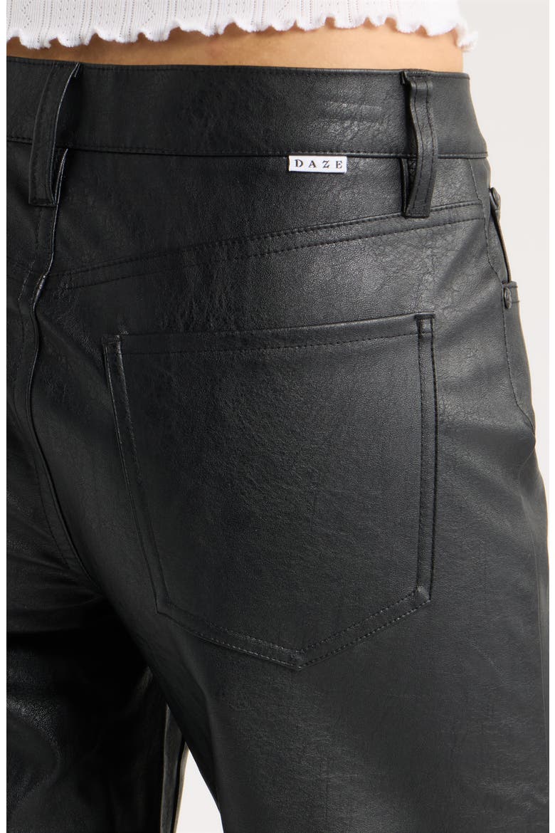 Keep Faux Leather Pants, Alternate, color, BLACK