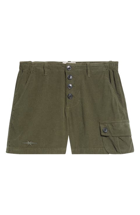 Vacation Corduroy Dad Shorts
