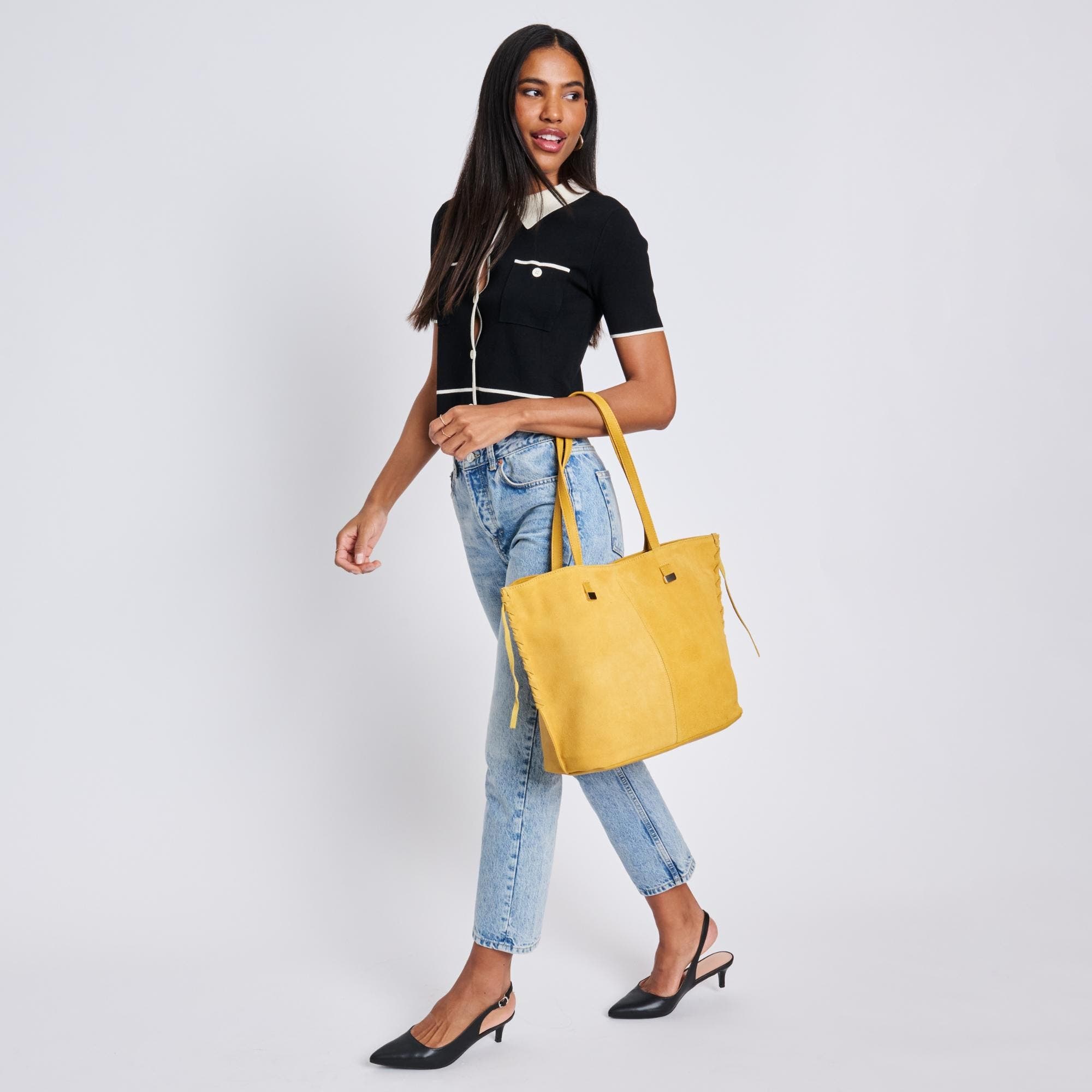 MODA LUXE Queen Tote, Alternate, color, Honey