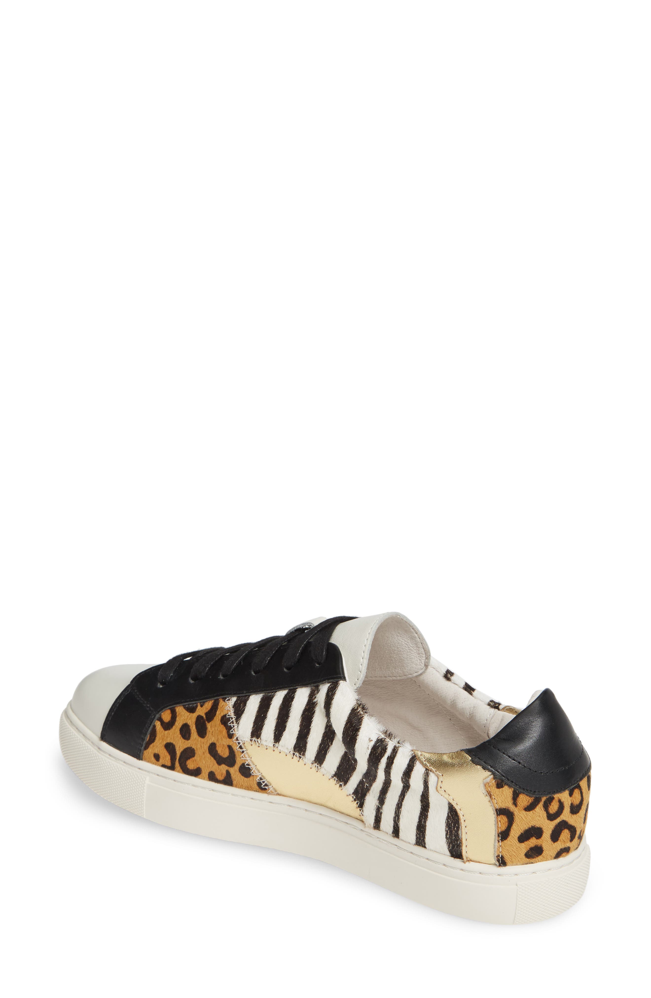 Matisse Zoe Animal Prints Genuine Calf Hair Sneaker, Alternate, color, 