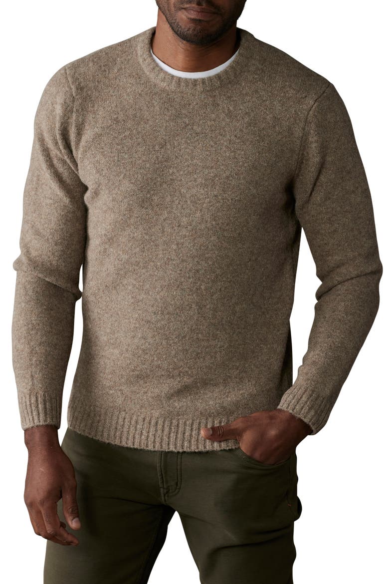 Homebound Crewneck Sweater, Main, color, TOASTED CHESTNUT