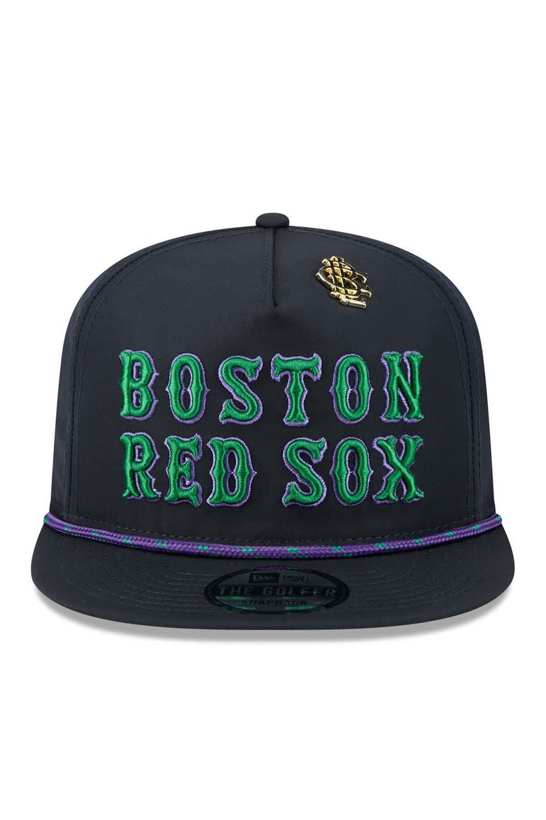 Men's New Era  Navy Boston Red Sox 2025 Big League Chew Golfer Snapback Hat, Alternate, color, Navy