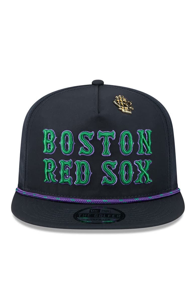 New Era Men's New Era Navy Boston Red Sox 2025 Big League Chew Golfer Snapback Hat, Alternate, color, Navy