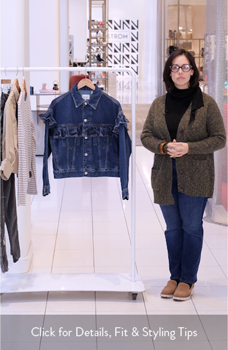 The Ruffle Denim Jacket, sales video thumbnail