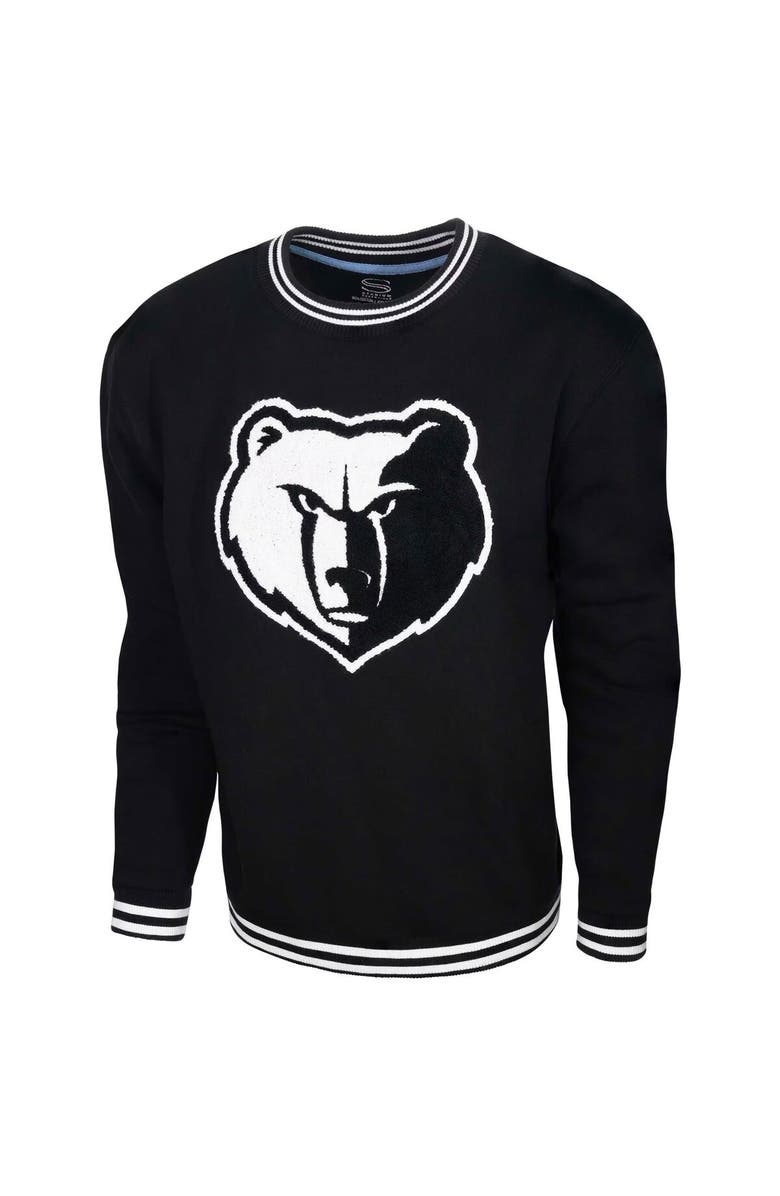 Stadium Essentials Men's Stadium Essentials Black Memphis Grizzlies Club Level Pullover Sweatshirt, Alternate, color, 