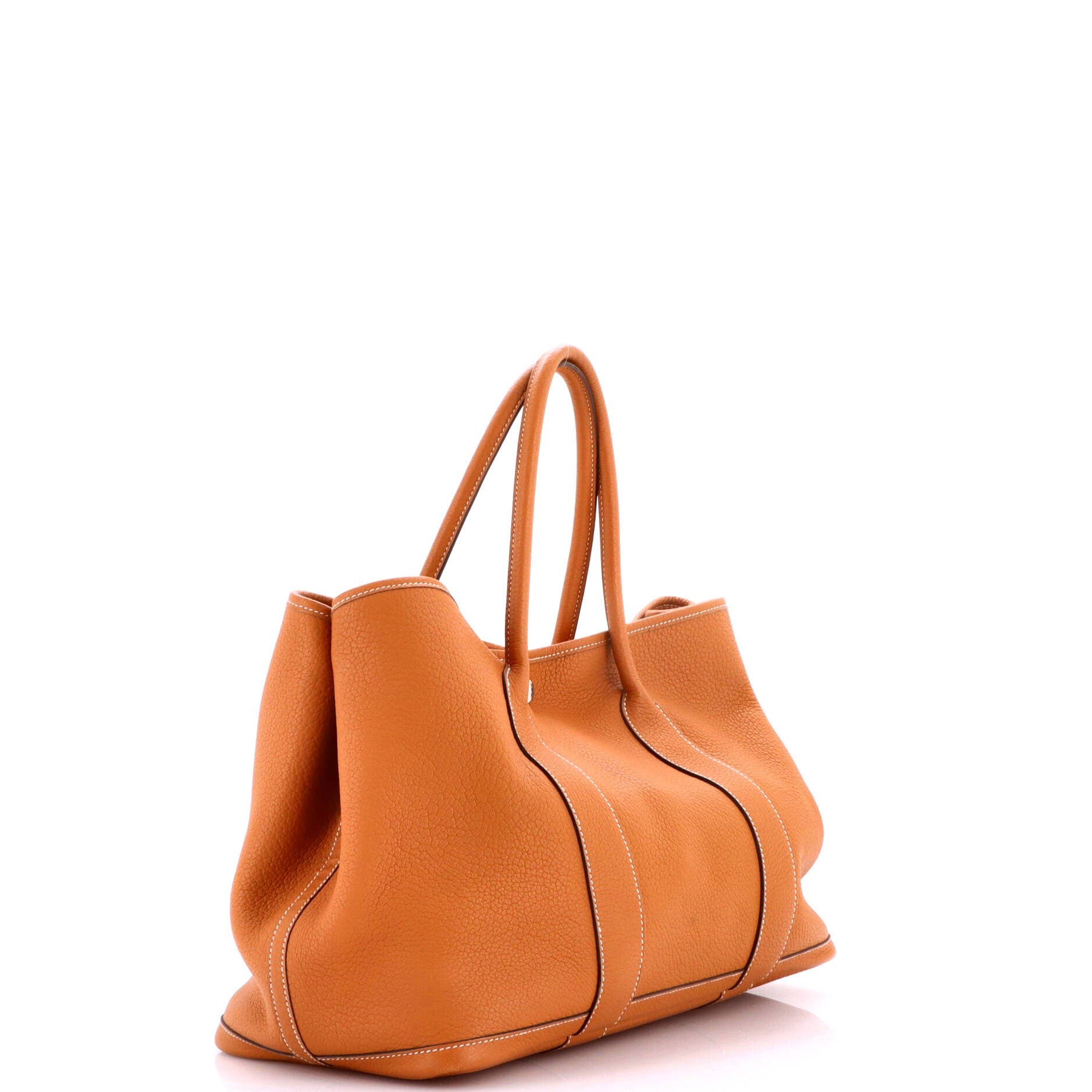 Garden Party Tote Leather 36, Alternate, color, Brown