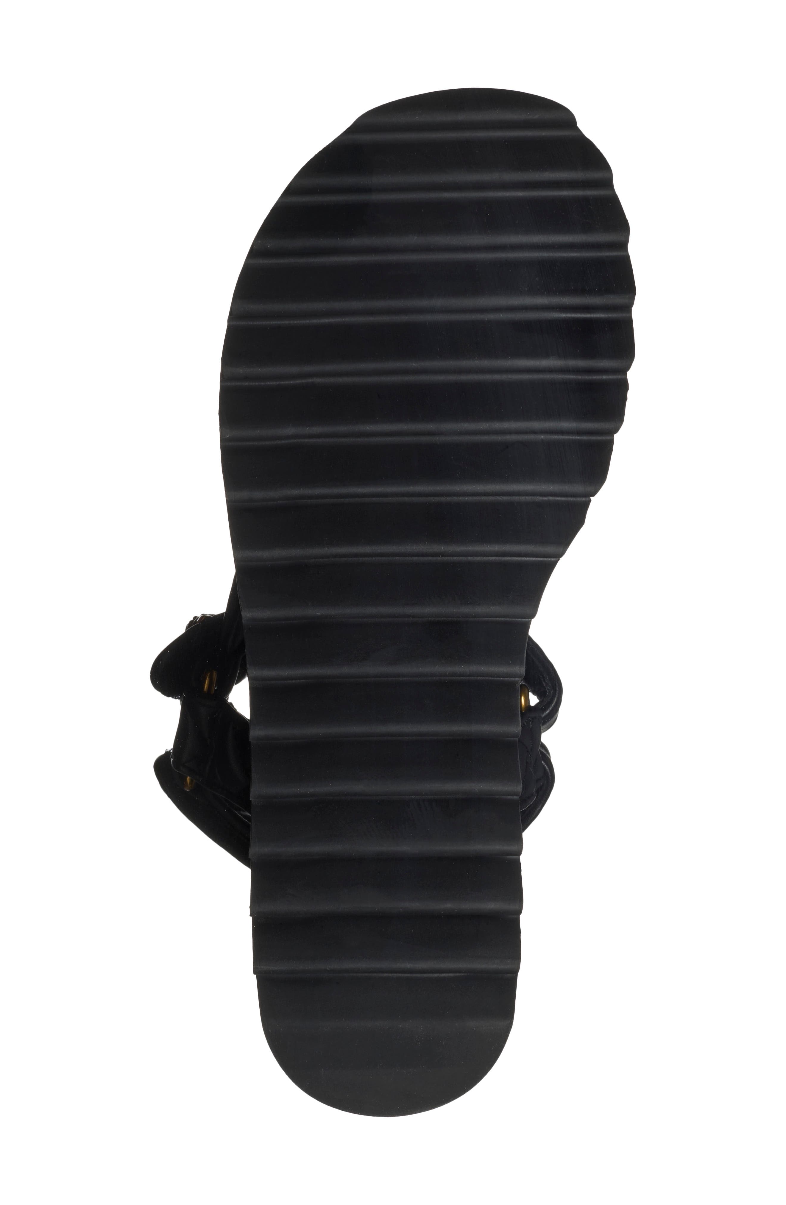 Orion Platform Sandal, Alternate, color, BLACK