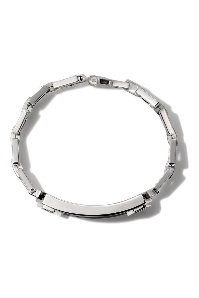 Stainless Steel & Diamond Bracelet - 0.08 CTW, Alternate, color, SILVER