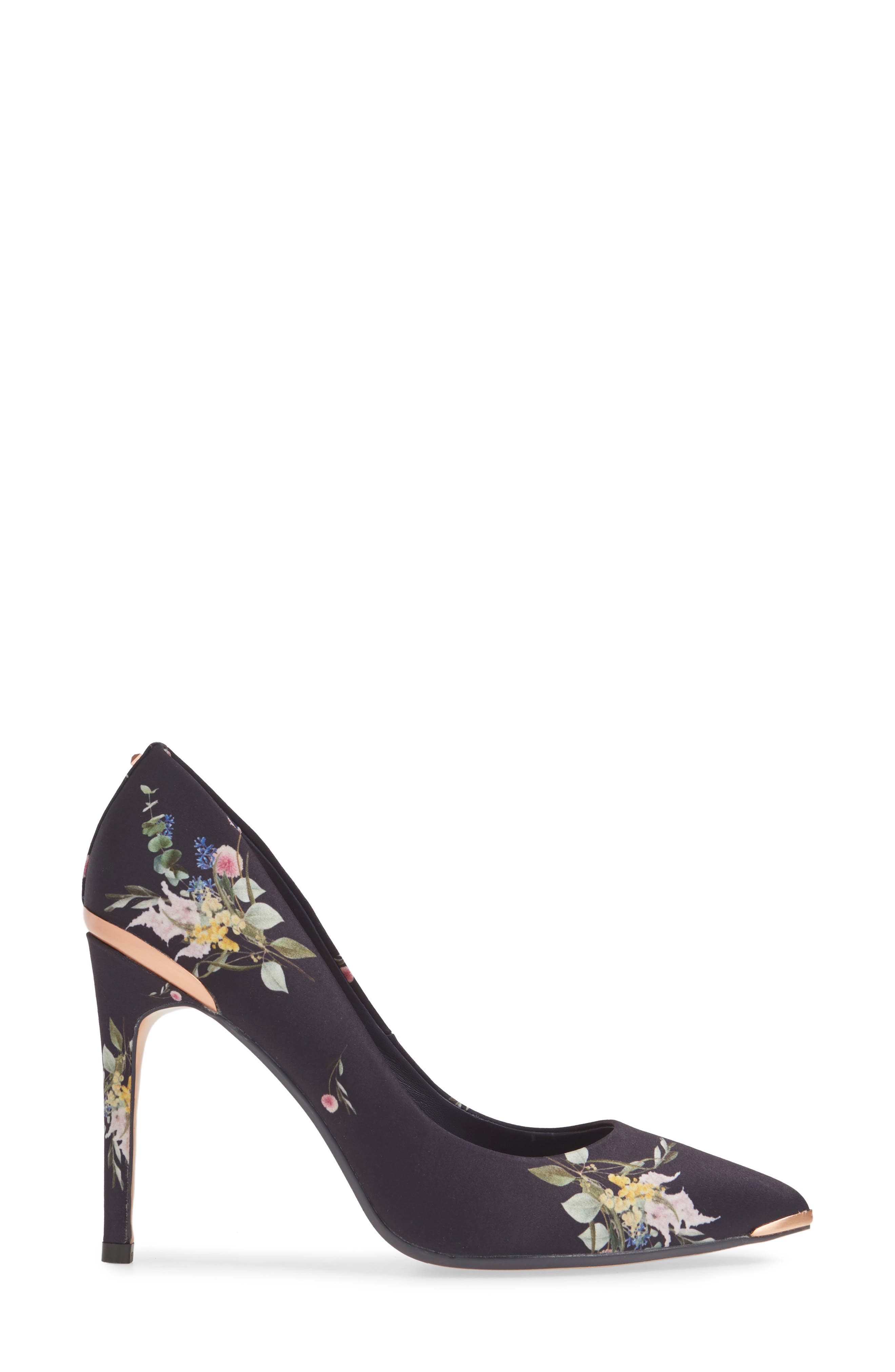 Ted Baker London Izibelp Floral Pointy Toe Pump, Alternate, color, 