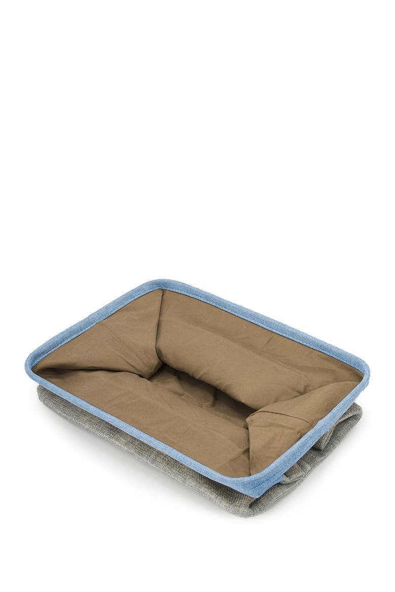 Aqua Twill Storage Basket - Set of 3, Alternate, color, AQUA