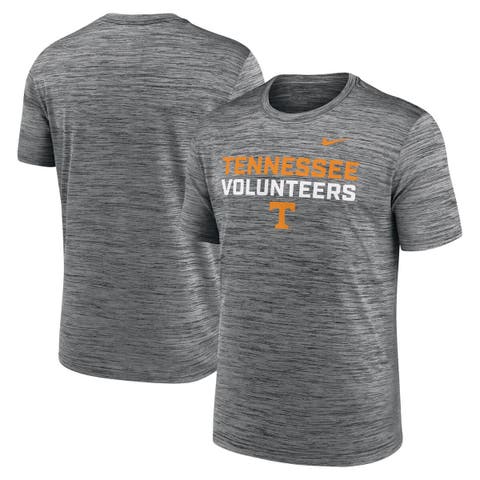 Men's Nike Anthracite Tennessee Volunteers Campus Center Stack Velocity Performance T-Shirt