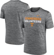 Nike Men's Nike Anthracite Tennessee Volunteers Campus Center Stack Velocity Performance T-Shirt
