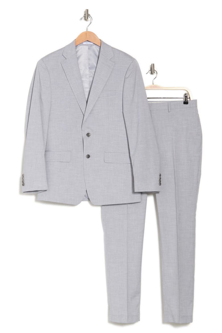 Magee Plain Two Button Notch Lapel Slim Fit Suit, Alternate, color, GREY