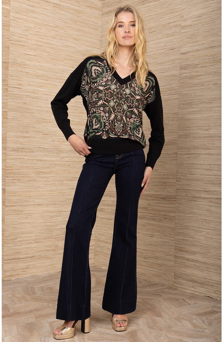 Hale Bob Stormi Silk Top, Main, color, 