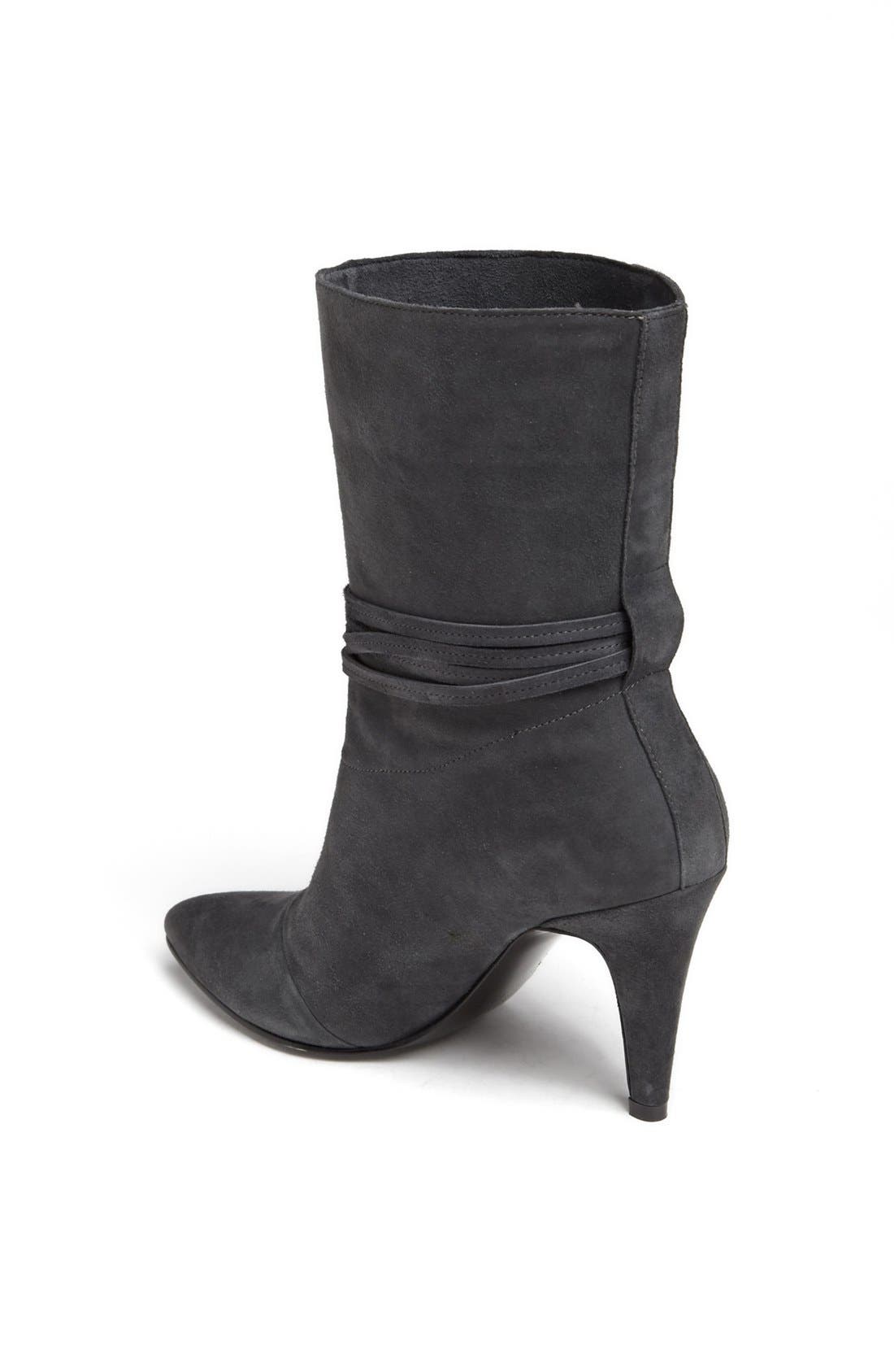 Cameron Silver for Nine West 'Painted Heart' Boot, Alternate, color, DARK GREY SUEDE