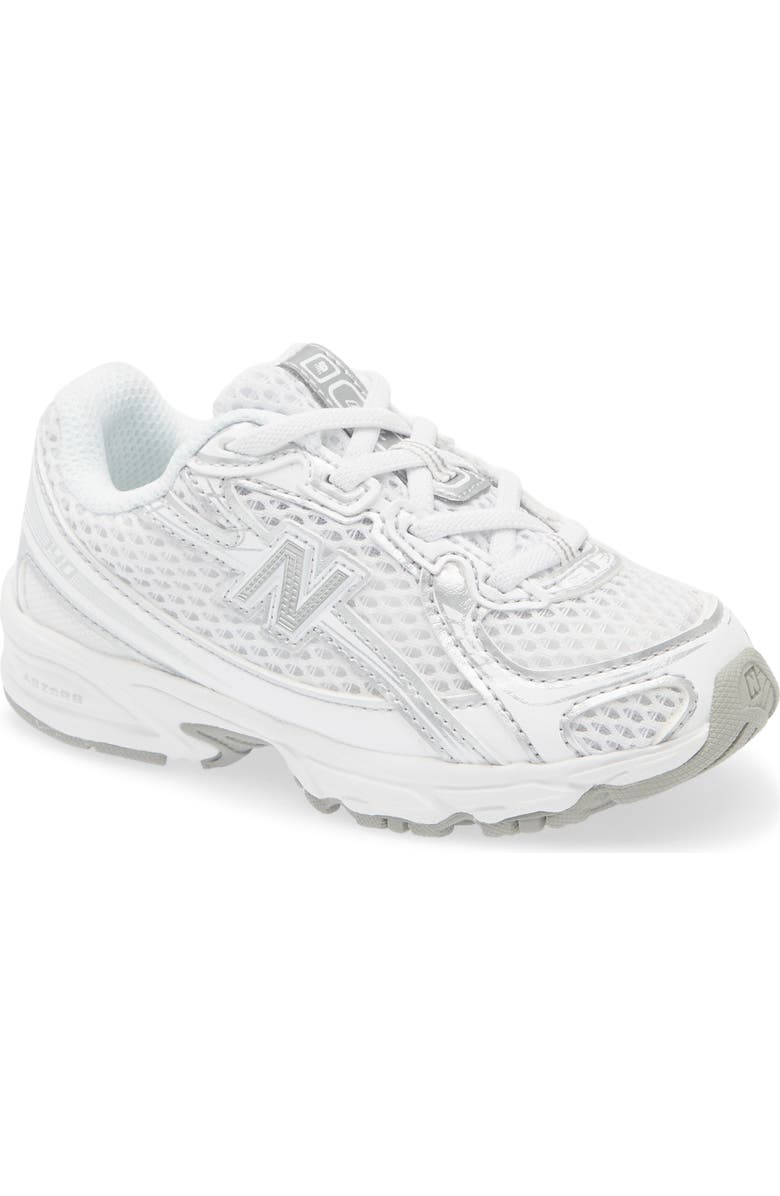 New Balance Kids' 740 Sneaker, Main, color, White/ Silver Metallic