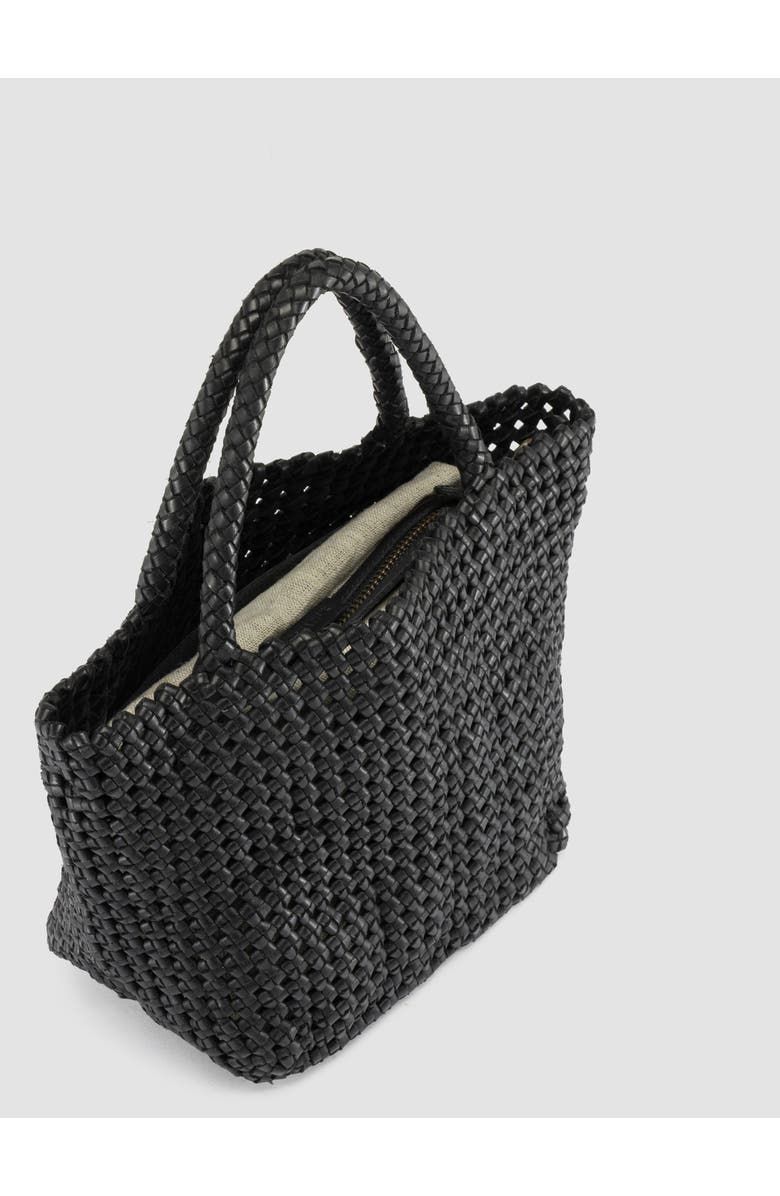 Officine Creative Vicky 001 Hand-Woven Mini Bag, Alternate, color, Black