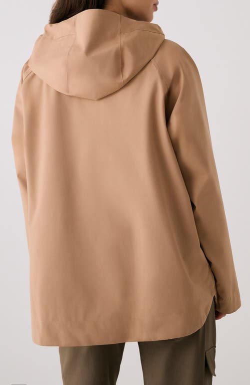 Lole Lachine Oversized Rain Jacket In Brown