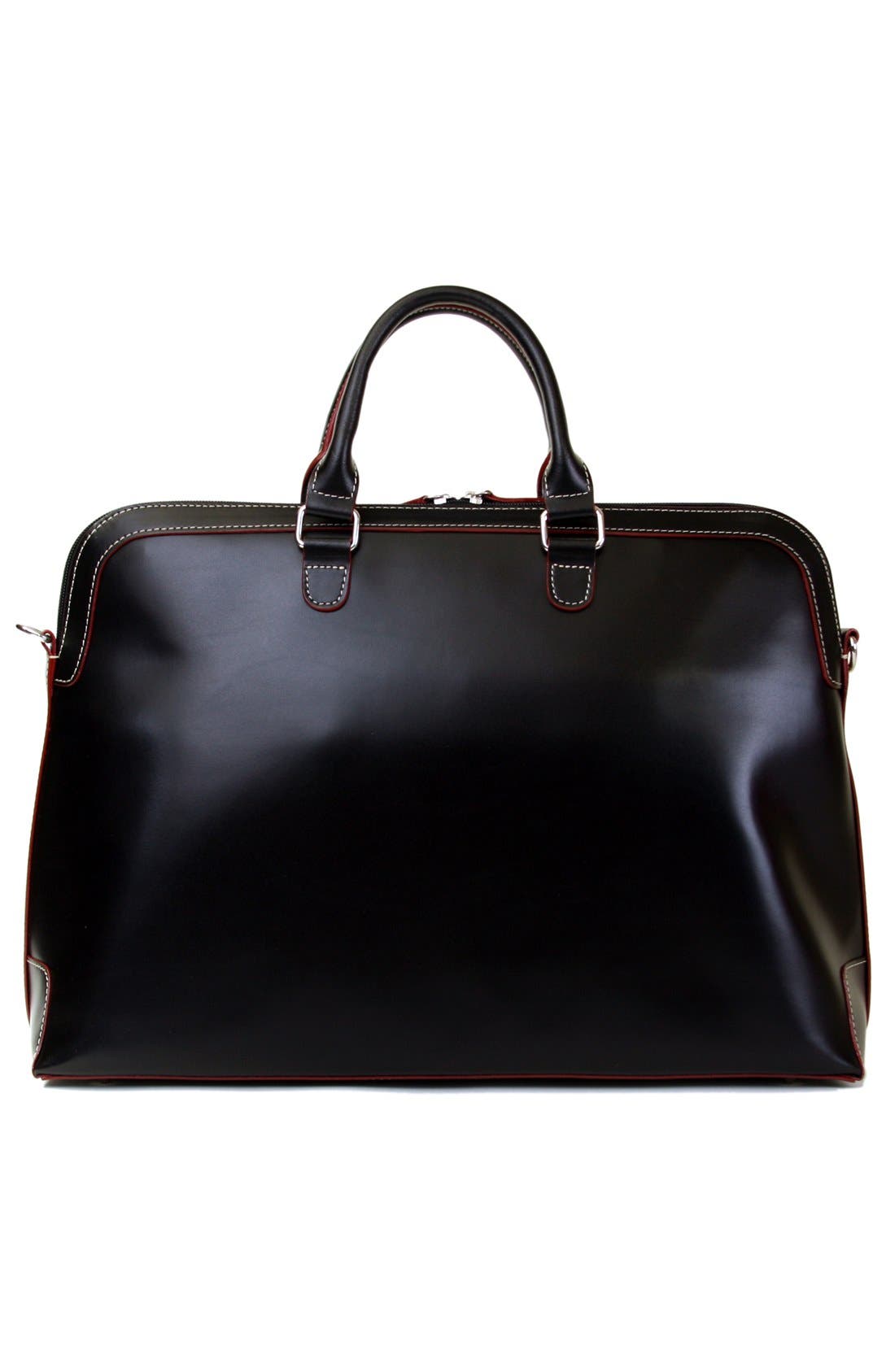 Lodis 'Audrey Brera' Leather Briefcase, Alternate, color, BLACK