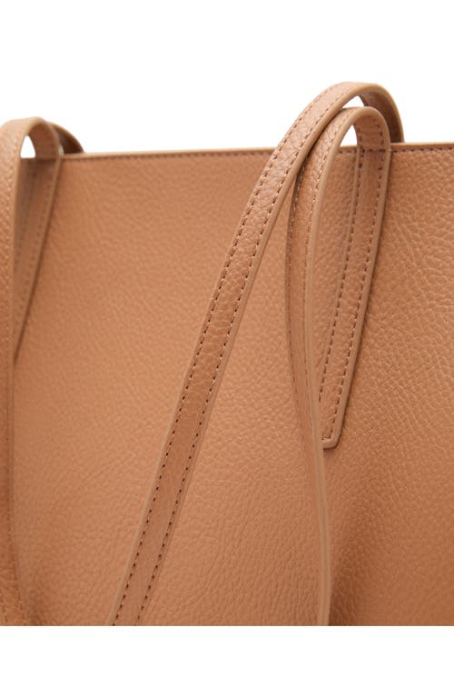 Mango Double Handle Shopper Tote In Brown