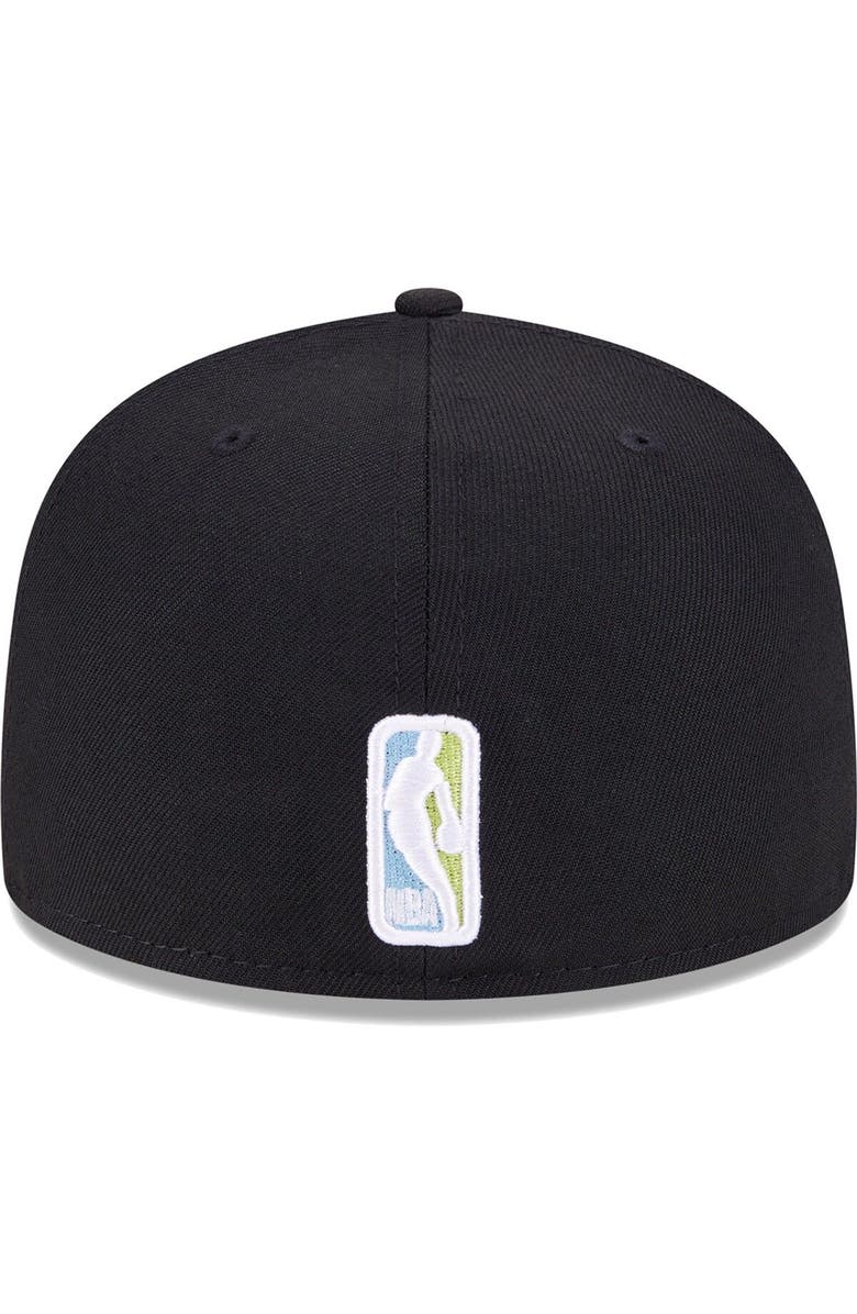 New Era Men's New Era Black Golden State Warriors Color Pack 59FIFTY Fitted Hat, Alternate, color, 