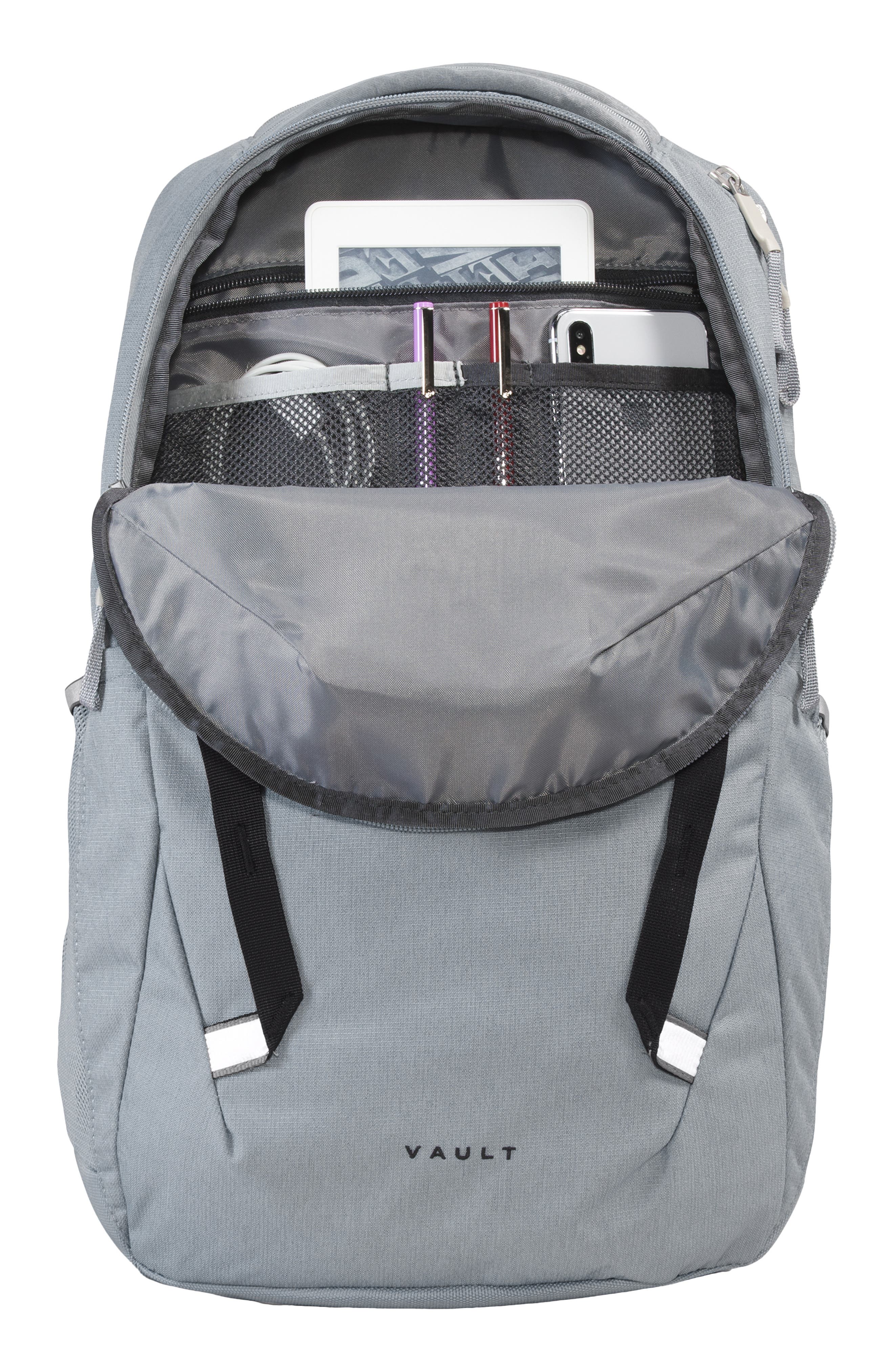 Vault Backpack, Alternate, color, MID GREY DARK HEATHER