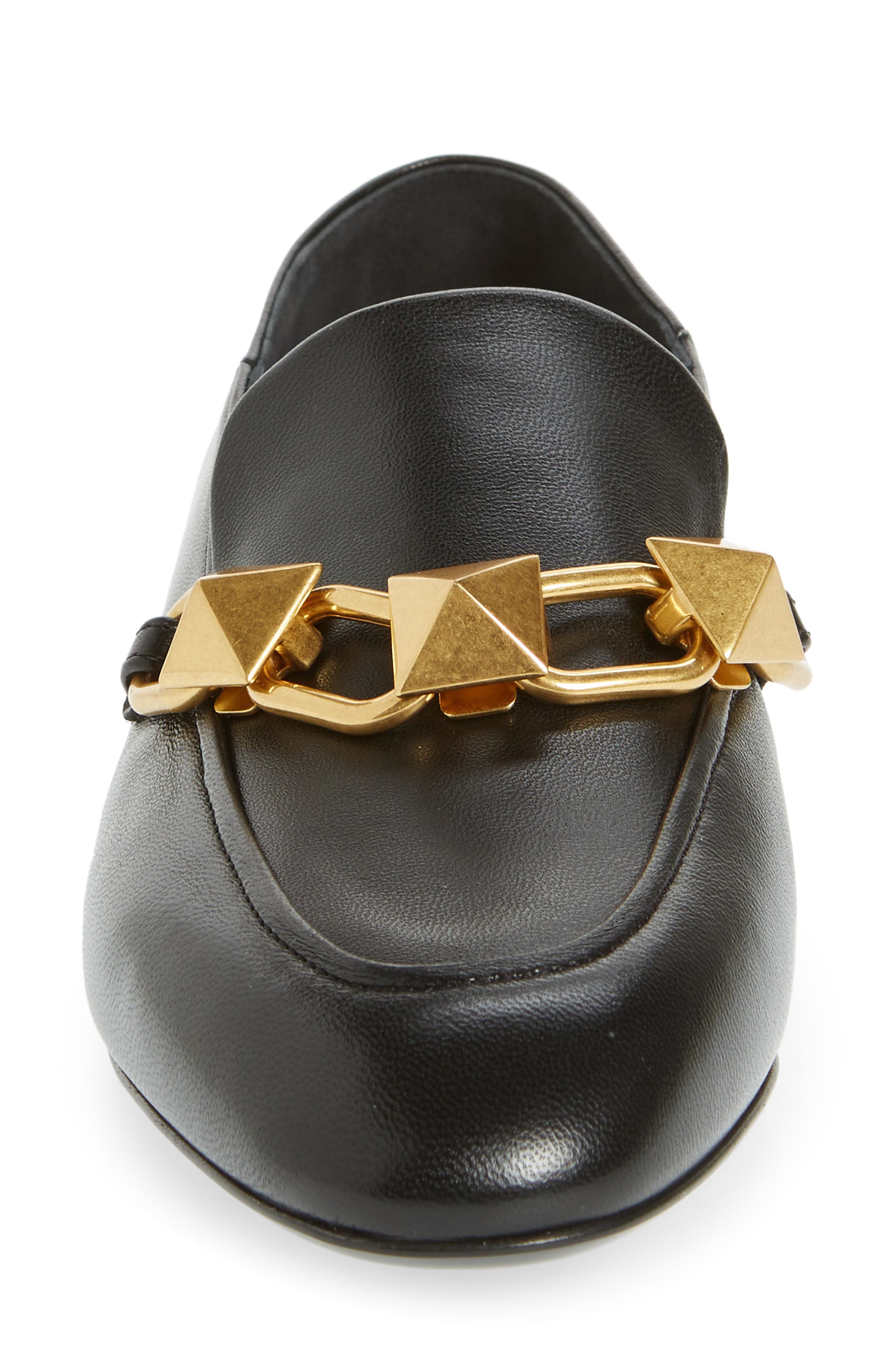 Valentino Garavani Rock Stud Flat, Alternate, color, 