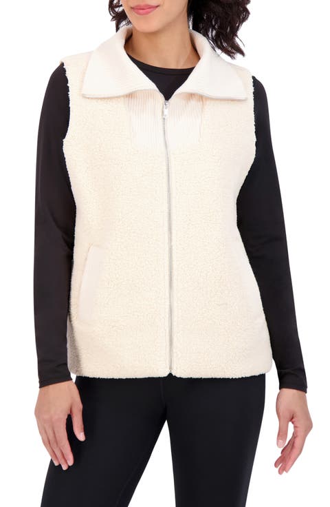 Mixed Fleece Vest