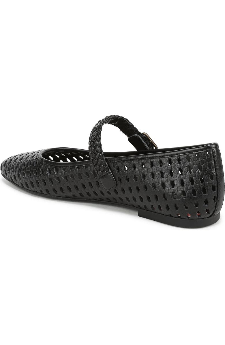 Vionic Alameda Woven Mary Jane Flat, Alternate, color, Black