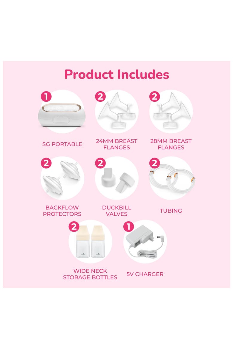 Synergy Gold Portable Dual Adjustable Electric Breast Pump, Alternate, color, None