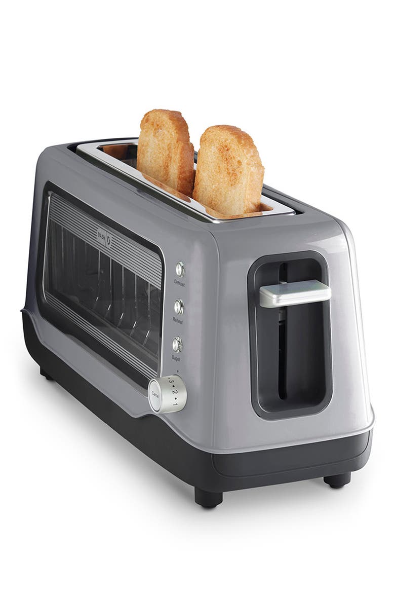 Clear View Toaster, Alternate, color, COOL GREY
