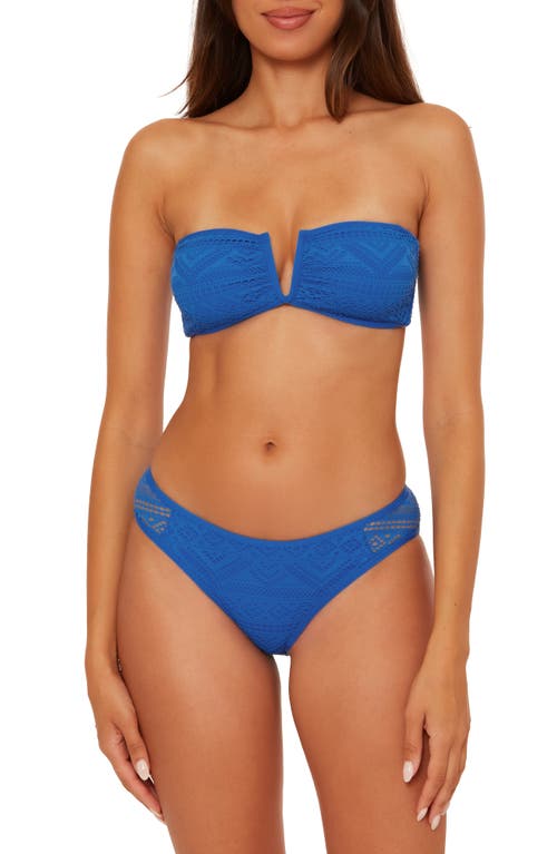 Becca Color Play Bandeau Bikini Top In Blue