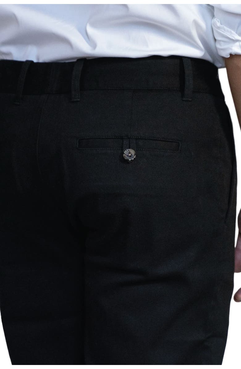 Peter Manning Stretch Chinos Standard Fit, Alternate, color, Black