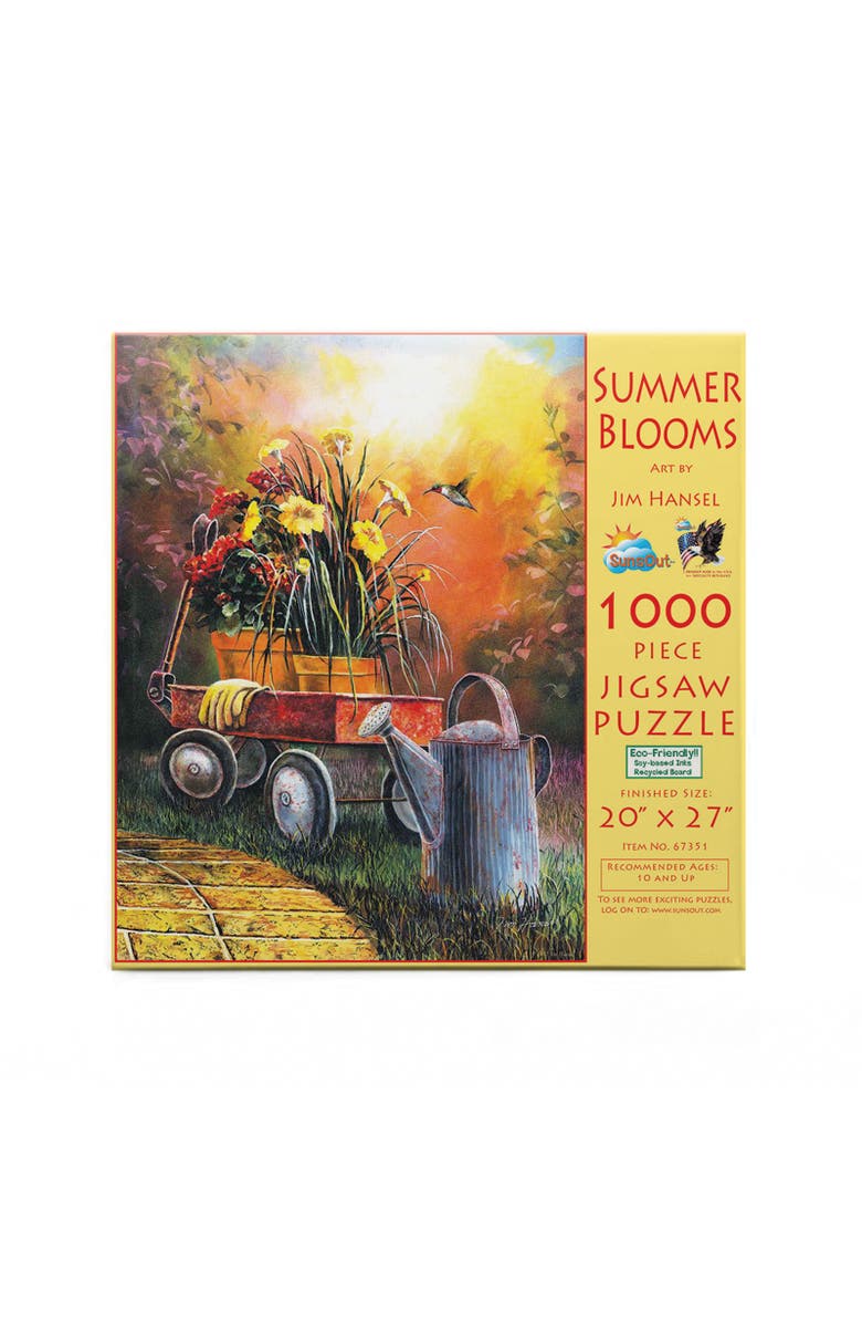 Sunsout Summer Blooms 1000 piece Jigsaw Puzzle for Adults, Alternate, color, Multicolor