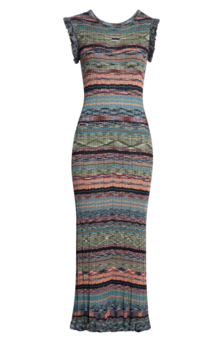 Ulla Johnson Ajak Sleeveless Knit Midi Dress, Alternate, color, Azurite