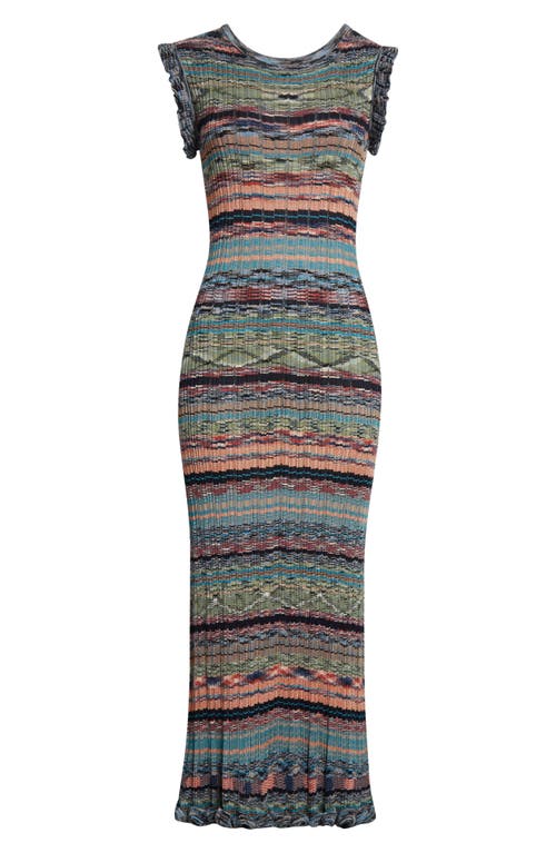 Ulla Johnson Ajak Sleeveless Knit Midi Dress In Blue