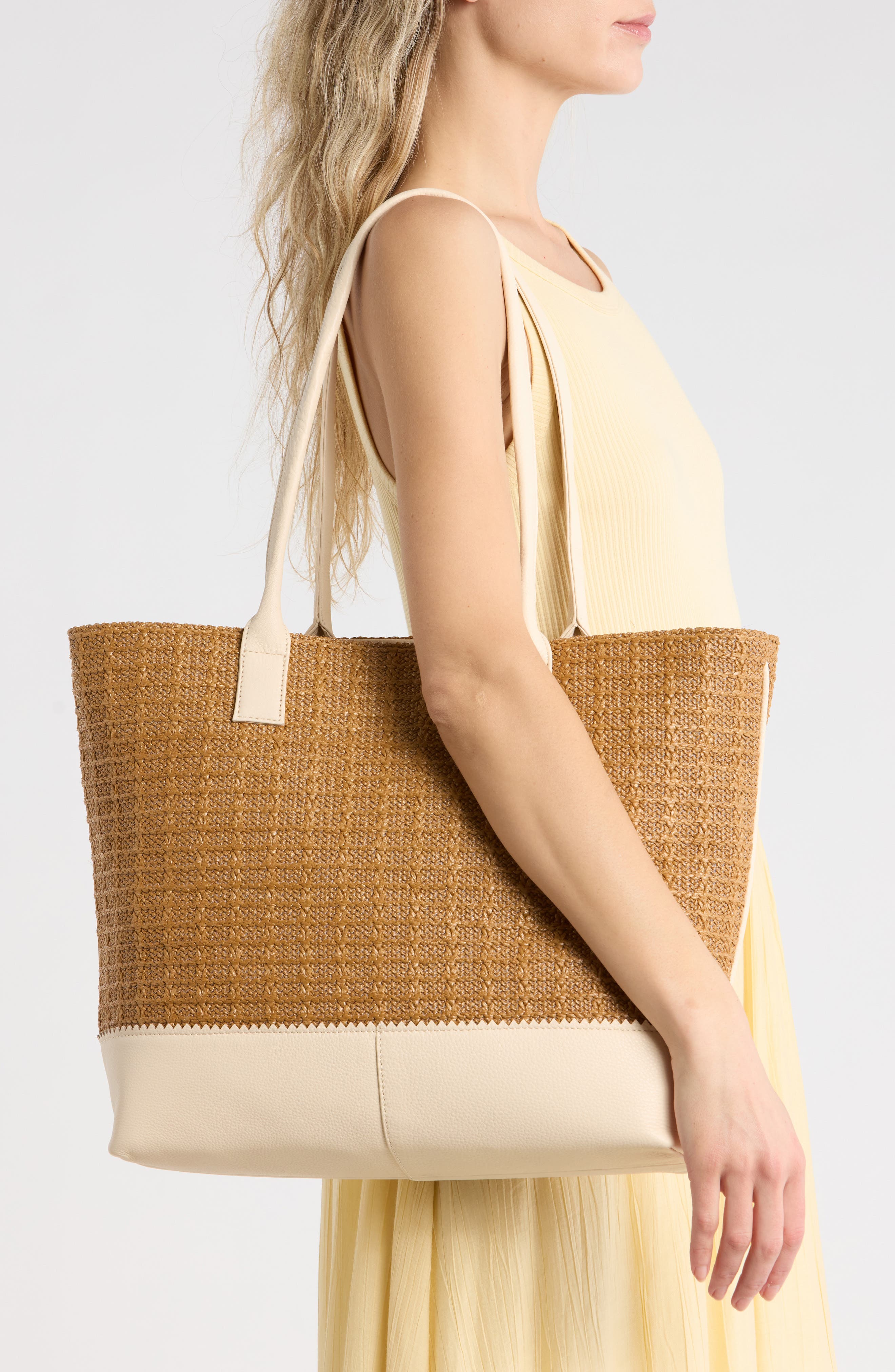 Shopper Tote, Alternate, color, NATURAL