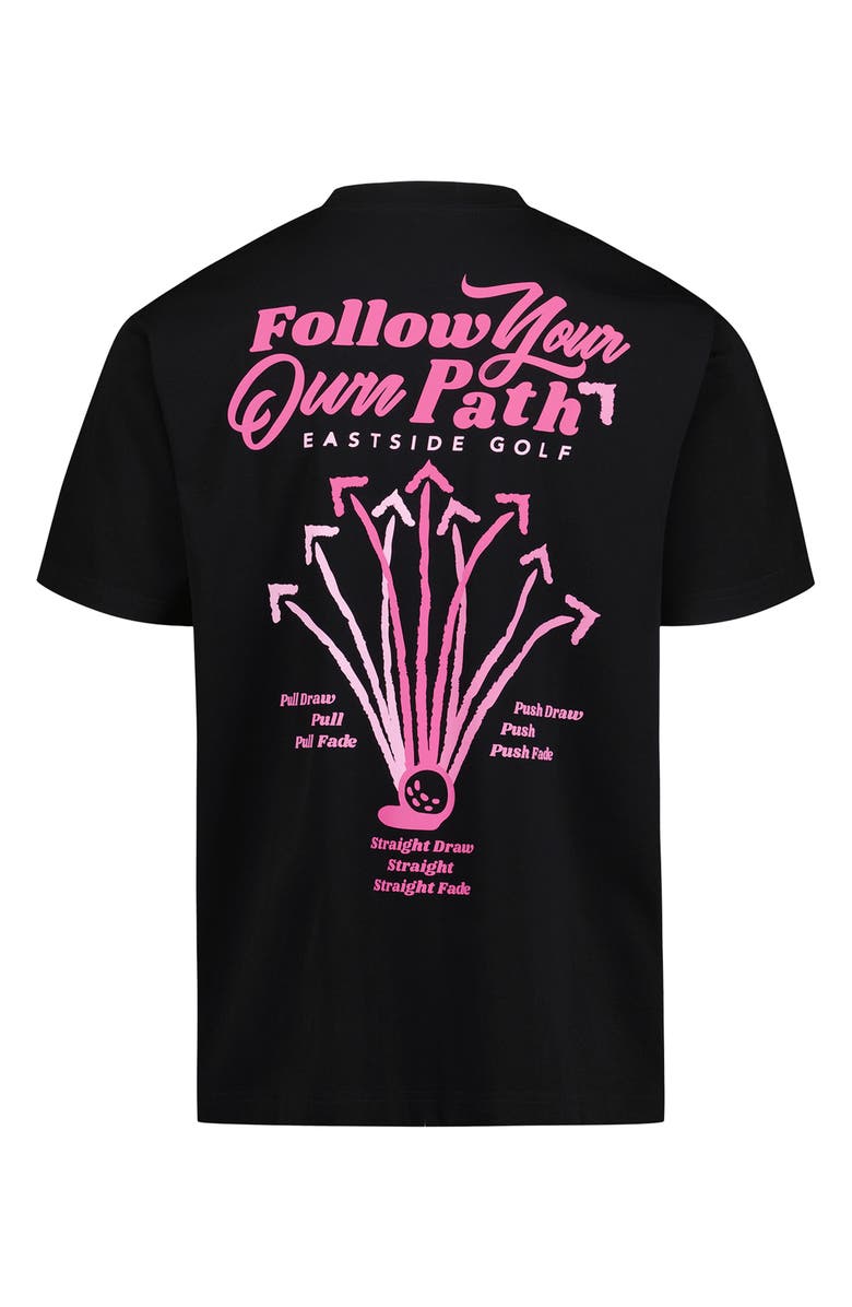 Eastside Golf Follow Your Own Path Graphic T-Shirt, Alternate, color, Black