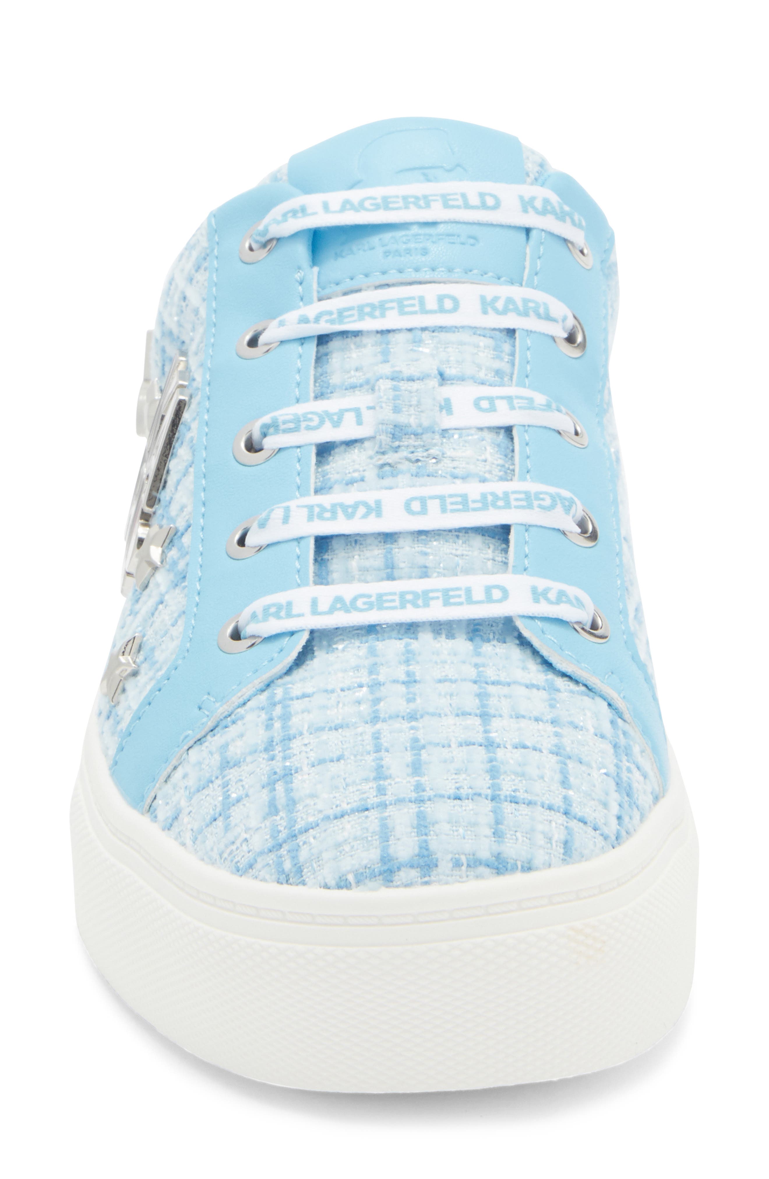KARL LAGERFELD PARIS Cammy Sneaker Mule, Alternate, color, Light Blue