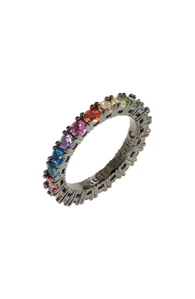 Kurt Geiger London Round Crystal Ring, Main, color, 